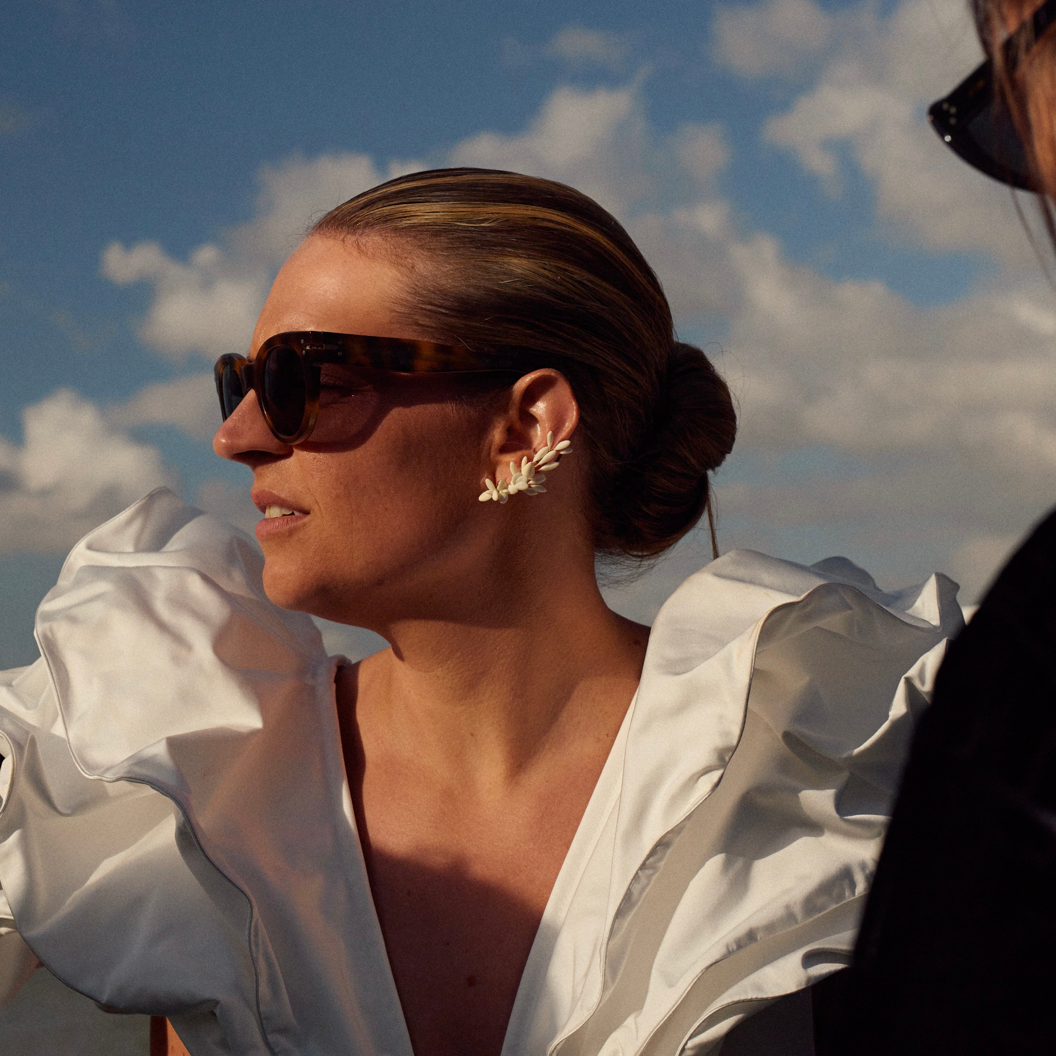 Boucles d'oreilles Swan