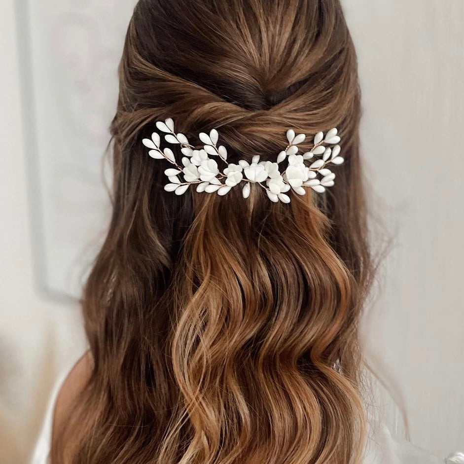 Grand Peigne à cheveux pour mariée ROMA