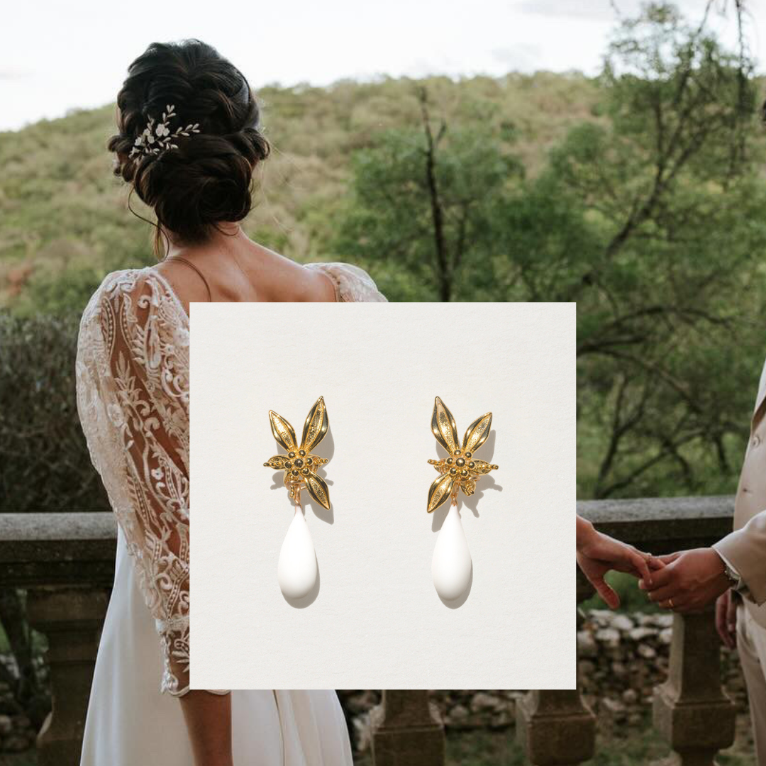 Parure Demi-Peigne ROMA + Boucles OLYMPE