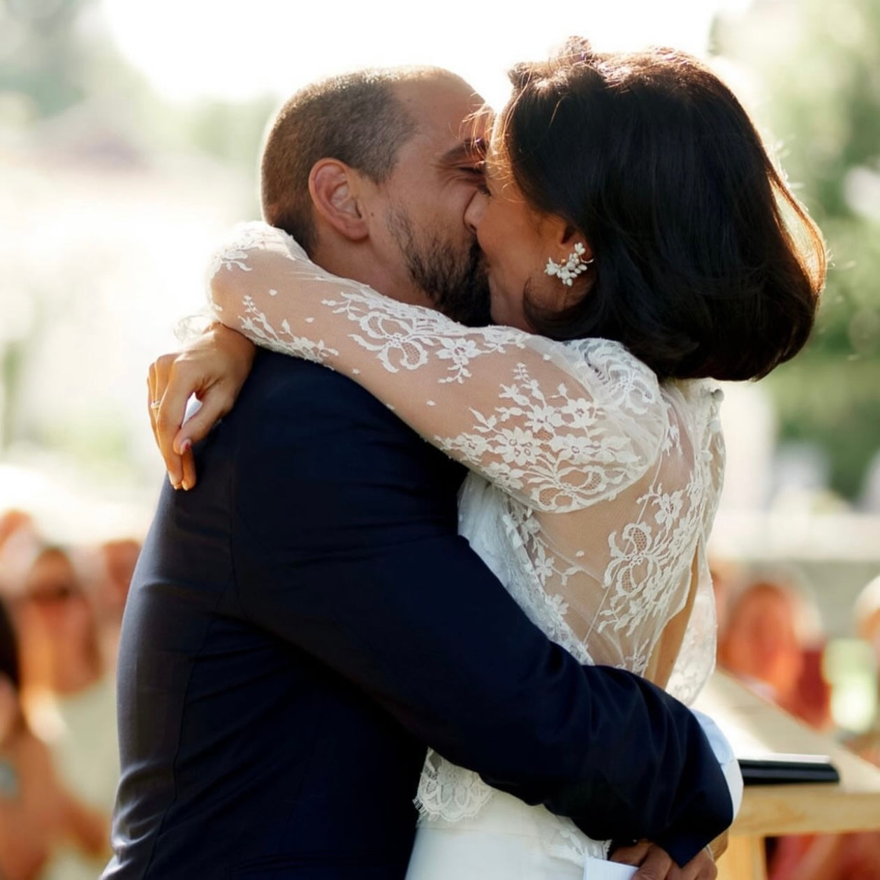 Boucles d'oreilles Swan