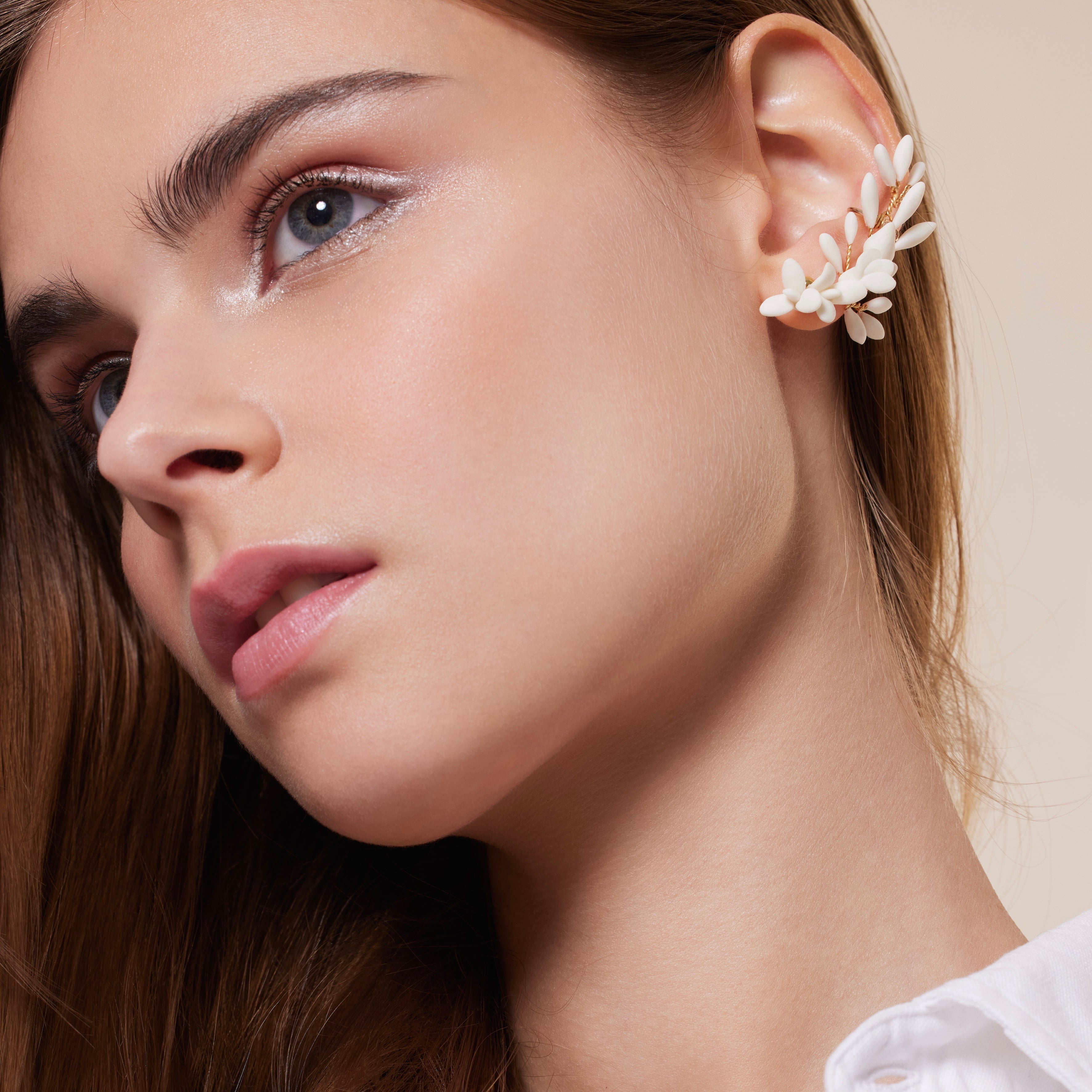 Boucles d'oreilles Swan