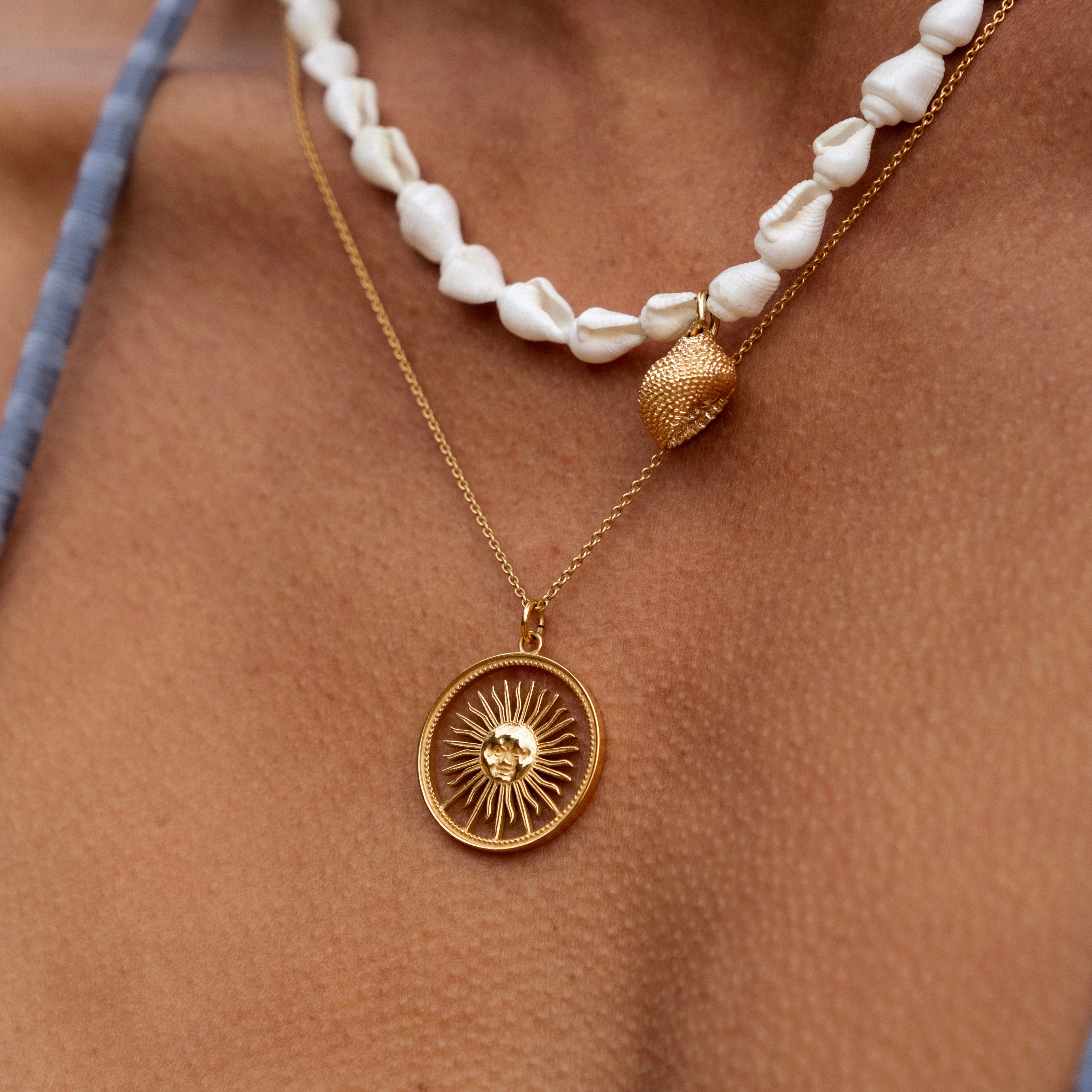 Inner Sun Medallion Necklace