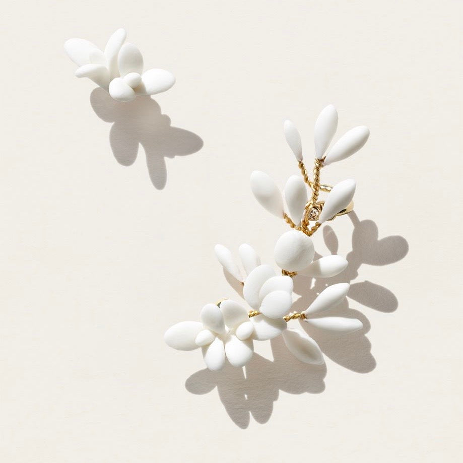 Boucles d'oreilles Swan