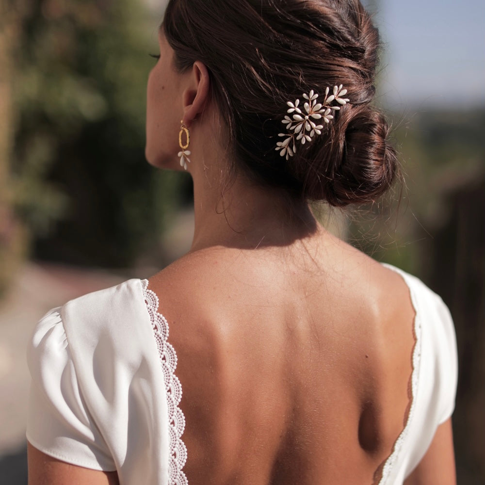 Peigne à cheveux pour mariée CLÉMENTINE