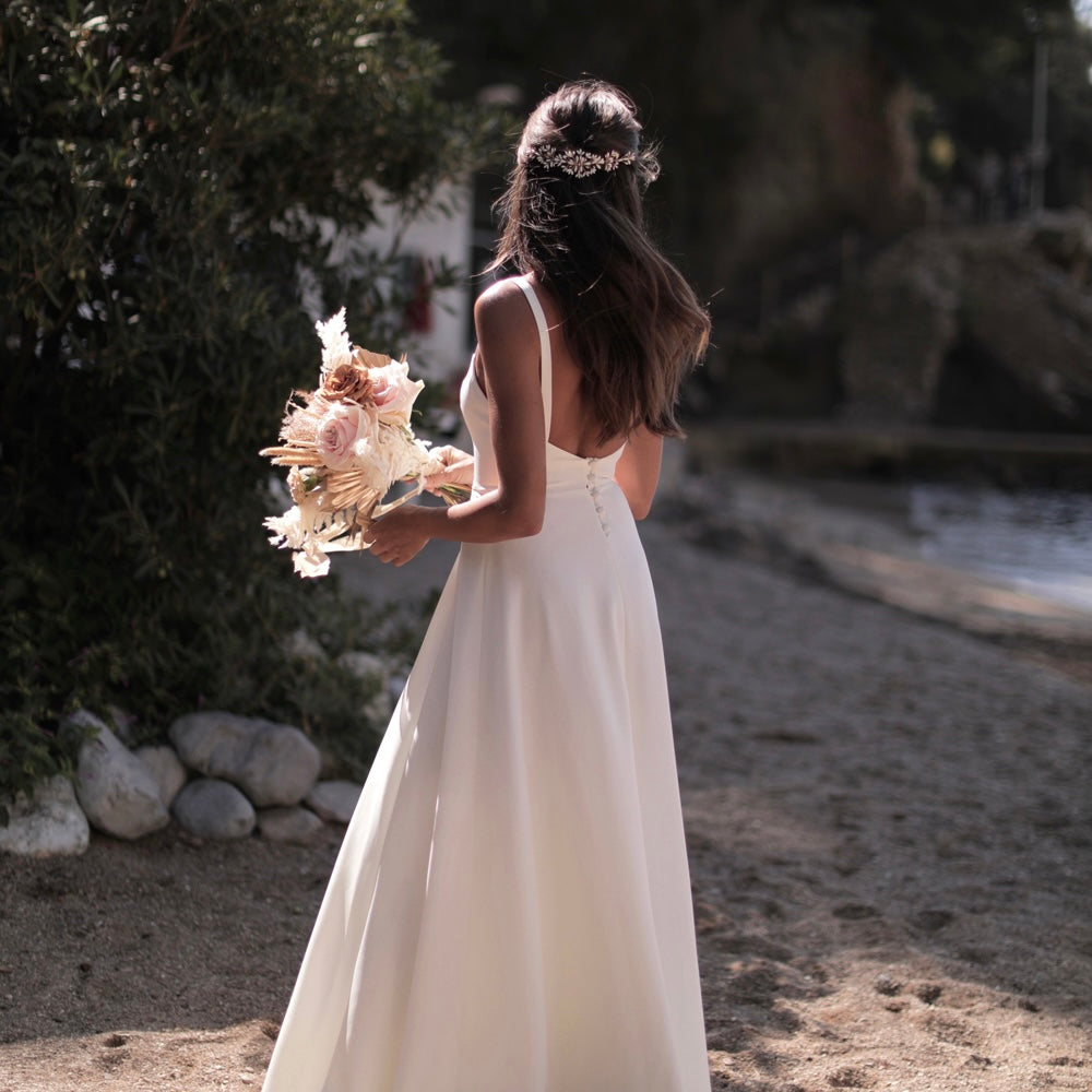 Maxi Peigne à cheveux pour mariée CLAIRE