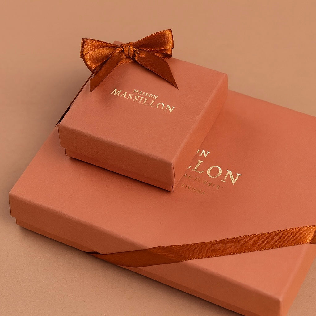 Coffret Duo Petit Peigne ROMY + Boutonnière ROMA