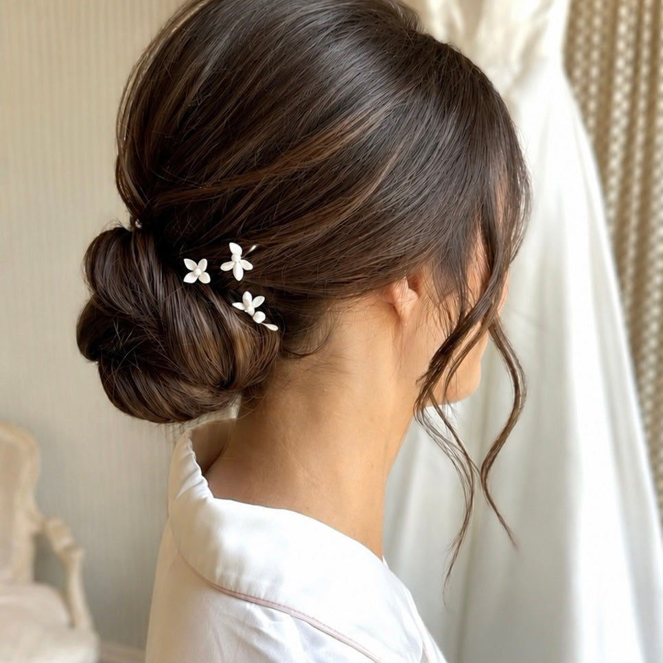 Neroli Blossom bun picks