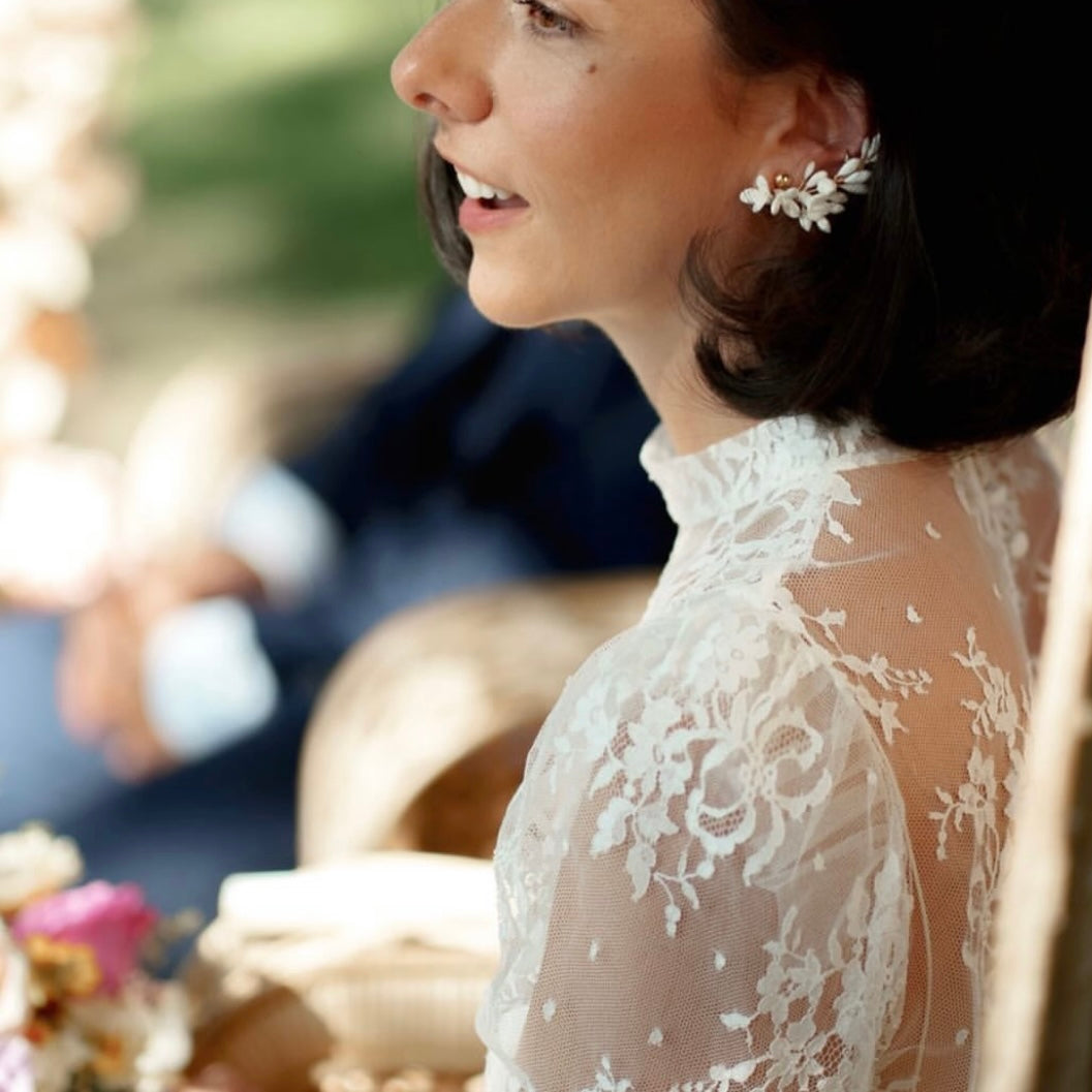 Boucles d'oreilles Swan