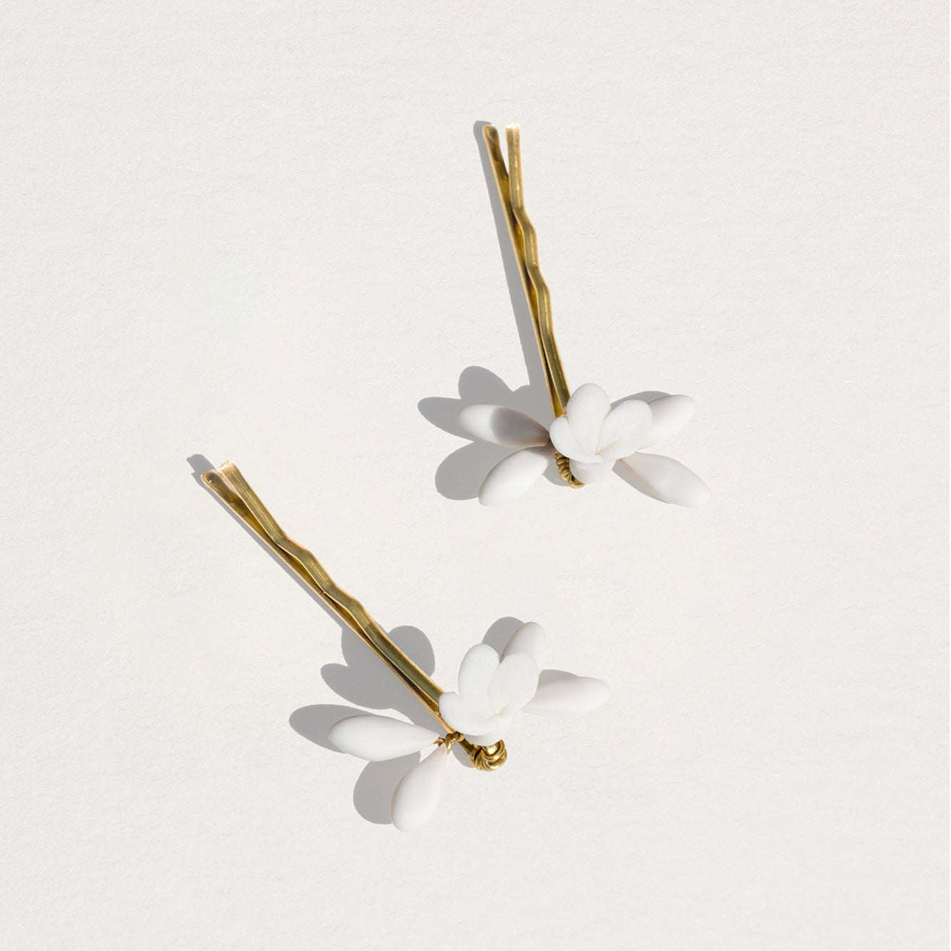 Set 2 barrettes Enfant Rose