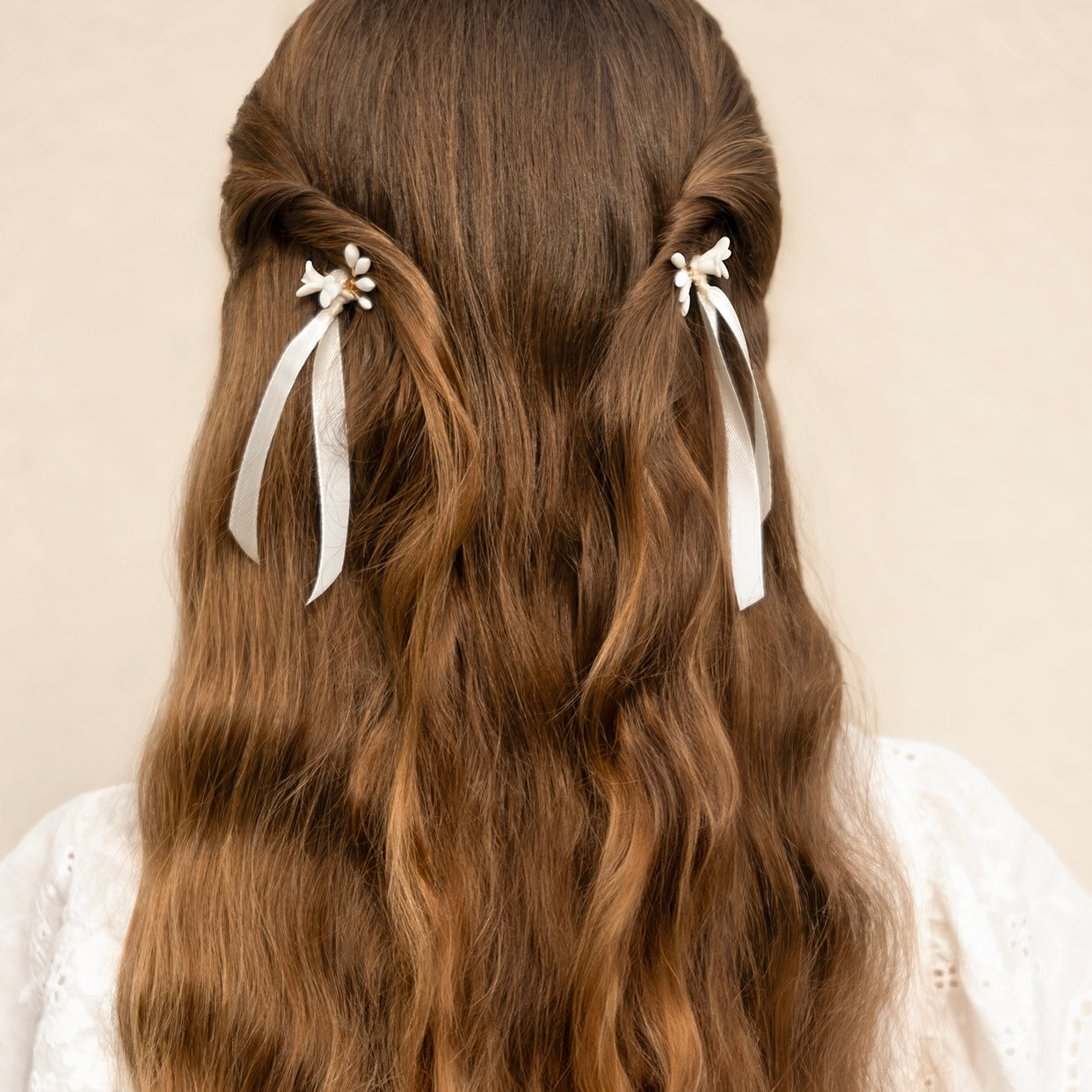 Set barrettes Enfant Longues Swan